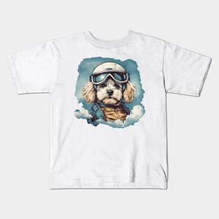 Aviator Maltipoo Kids T-Shirt